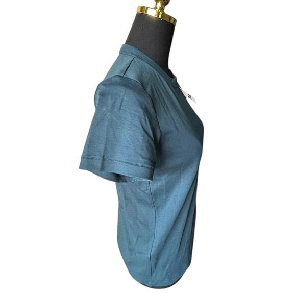 Uniqlo U Crewneck Shortsleeve Blue Tshirt Size Medium NWT - Picture 4 of 6